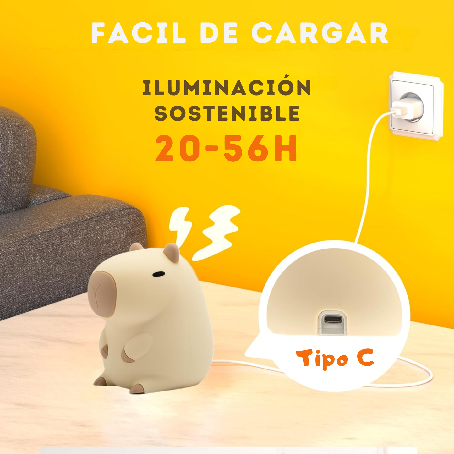 Lámpara Capibara LED